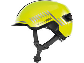 ABUS Hud-Y Urban Helmet in Signal Yellow