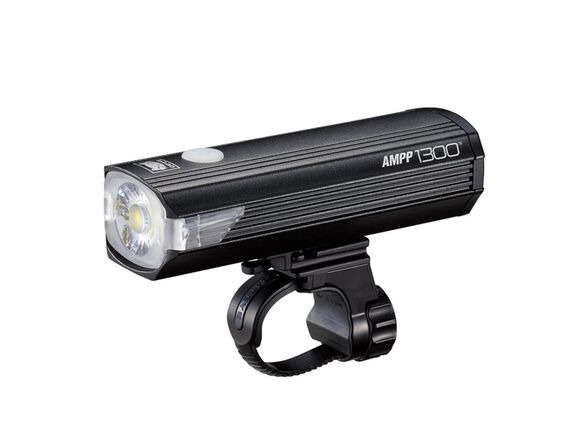 CATEYE Ampp 1300 Front Bike Light Black Usb-c click to zoom image