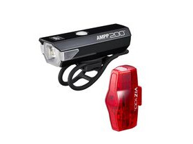 CATEYE Ampp 200 / Viz 100 Bike Light Set Usb-c