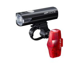 CATEYE Ampp 400s / Viz 100 Bike Light Set Usb-c