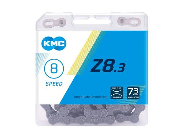 KMC Z8 Silver/Grey 7 3mm 114L click to zoom image