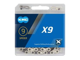 KMC X9-93 Sil/Grey Chain 114L