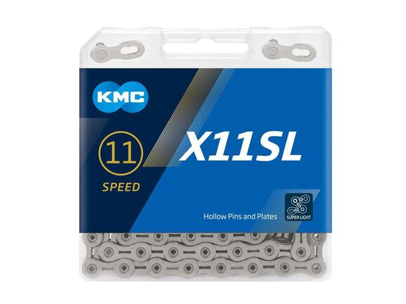 KMC X11-SL Silver Chain 118L click to zoom image