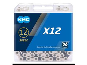 KMC X12 Black/Silver Chain 126L