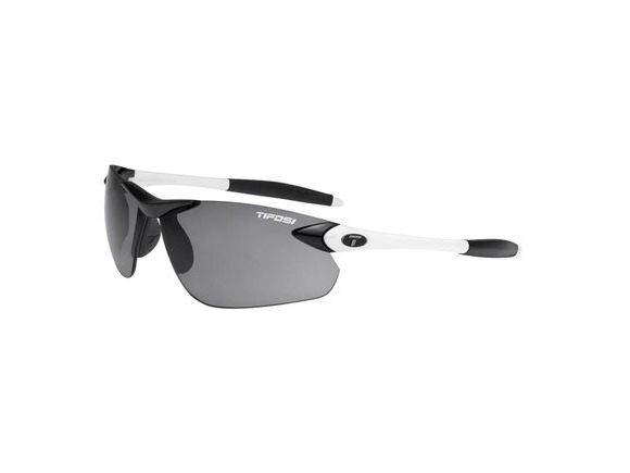 TIFOSI Seek Fc White/Black Fototec Smoke Lens Sunglasses White/Black click to zoom image