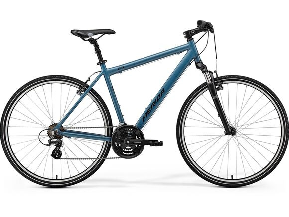 MERIDA Crossway 10-V SE - Silk Blue/Black - MY25 click to zoom image