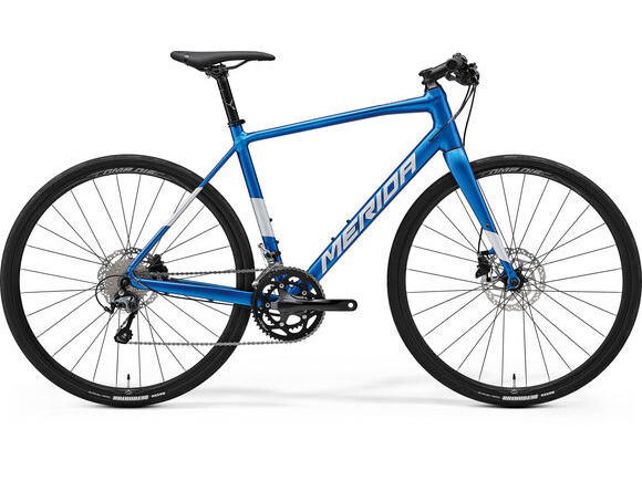 MERIDA Speeder 300 - Silk Blue/Dark Silver - MY24 click to zoom image