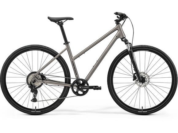 MERIDA Crossway 20 Women's - Silk Warm Slate Grey (Black) - MY26 click to zoom image