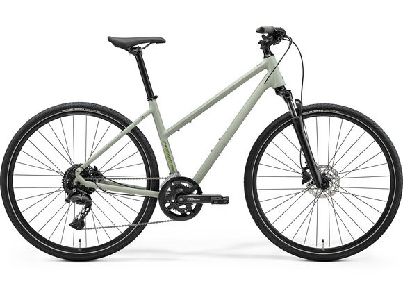 MERIDA Crossway 300 Women's - Matt Early Moss Grey (Green) - MY26 click to zoom image