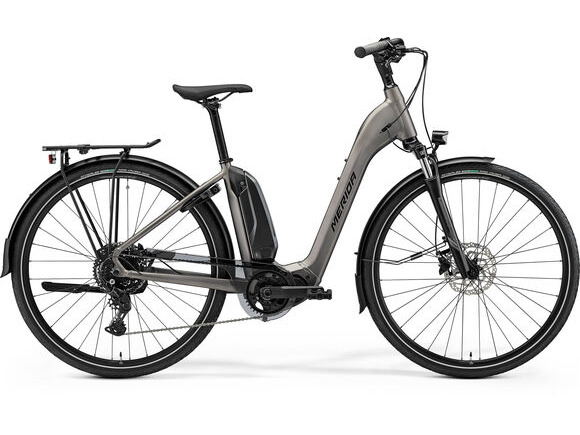MERIDA eSpresso City 300 EQ SE - Silk Warm Slate Grey (Black) - MY26 click to zoom image